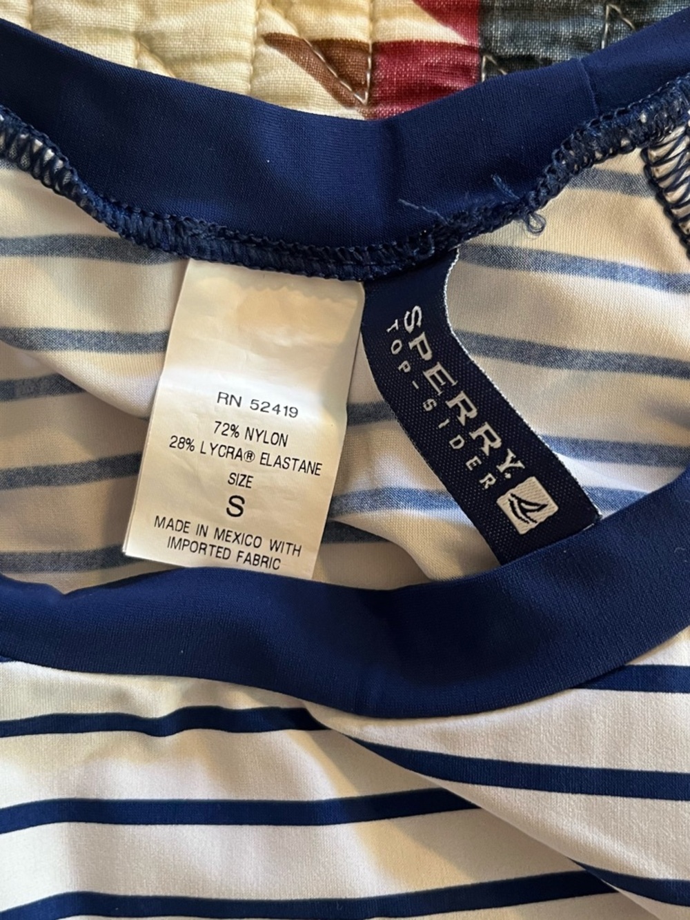 Sperry Striped Rash Guard - Picture 4 of 4